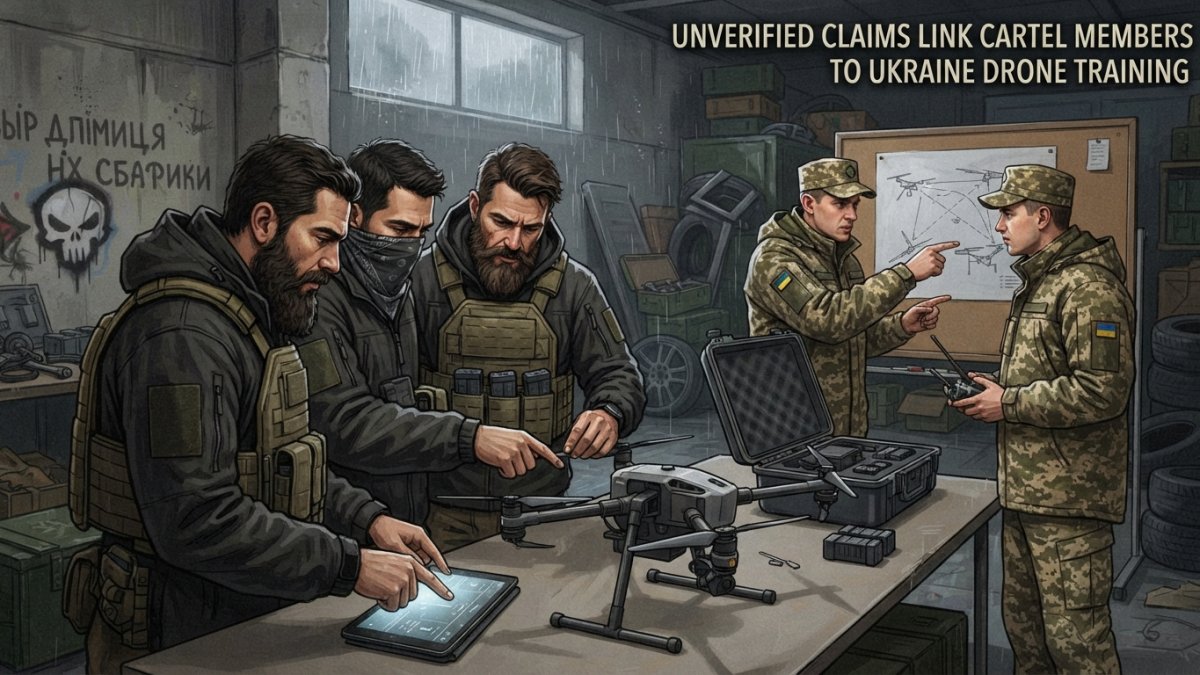 Unverified Claims Link Cartel Members to Ukraine Drone Training