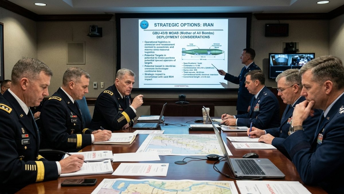 US Military Weighs ‘Mother of All Bombs’ in Possible Future Iran Strike Plans