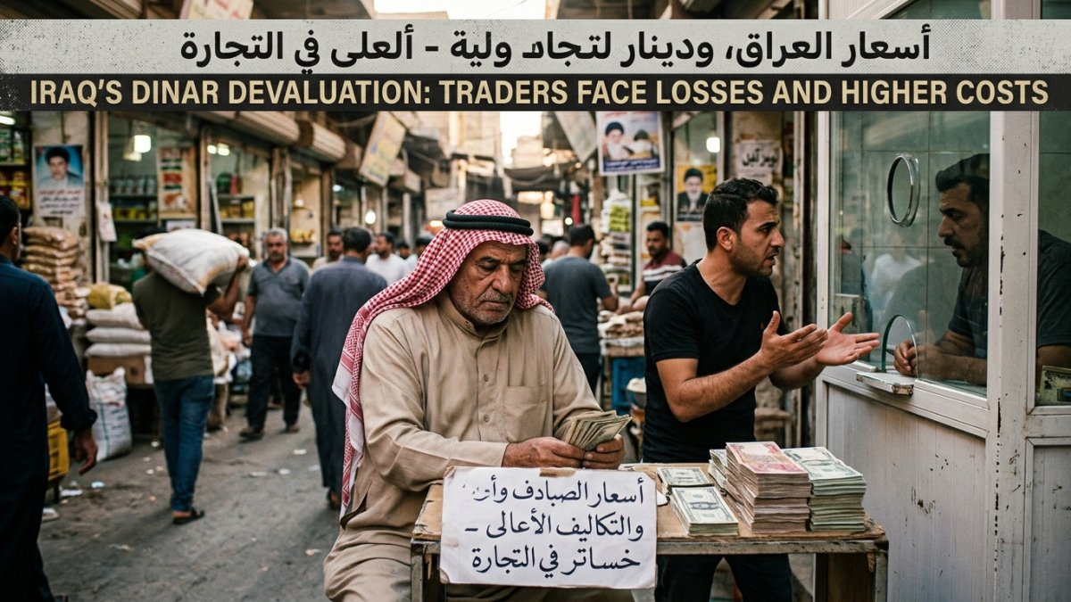 Iraq’s Dinar Devaluation Leaves Traders Facing Losses and Higher Costs