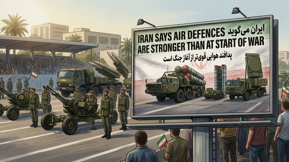 Iran Says Air Defences Are Stronger Than at Start of War
