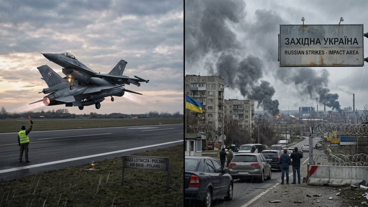 Poland Scrambles Fighter Jets as Russian Strikes Hit Western Ukraine