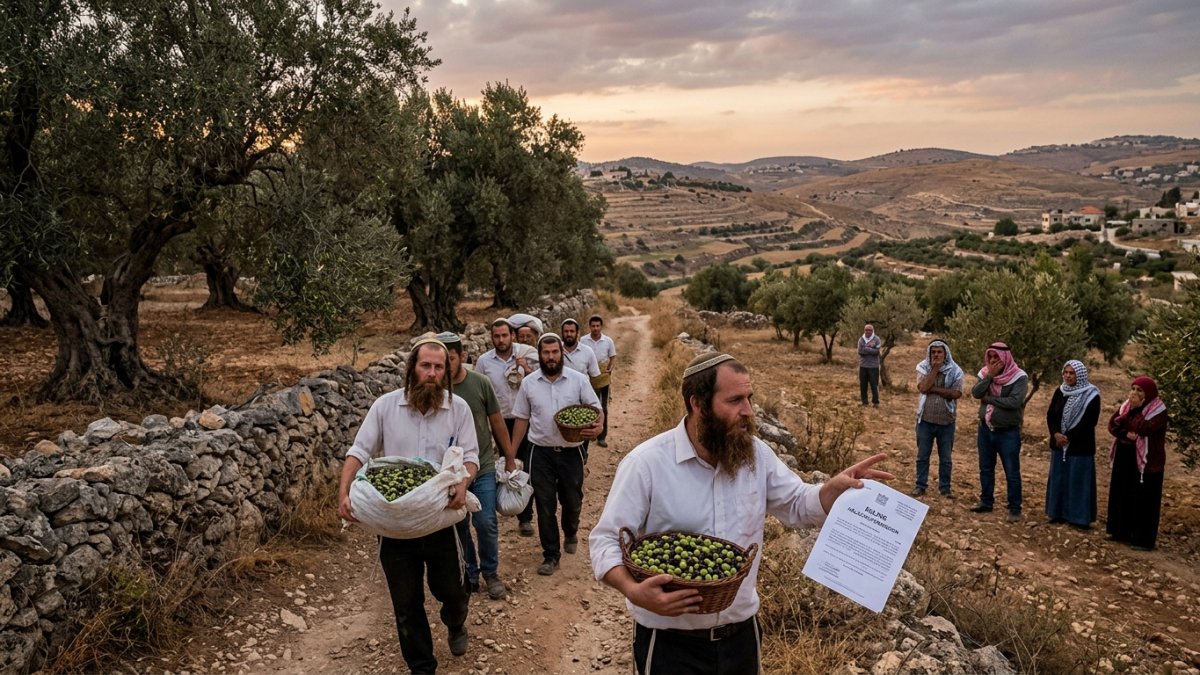 Israeli Rabbi Issues Ruling Allowing Settlers to Take Palestinian Olives