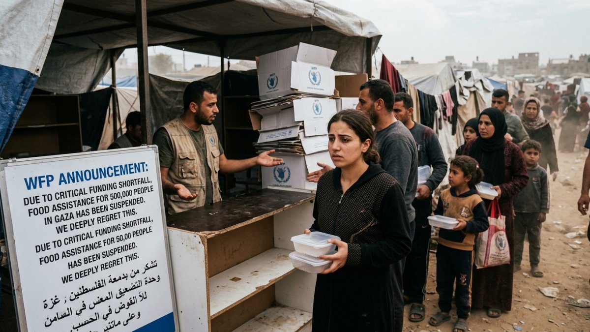 WFP Cuts Gaza Food Assistance for 500,000 People Amid Funding Shortfall