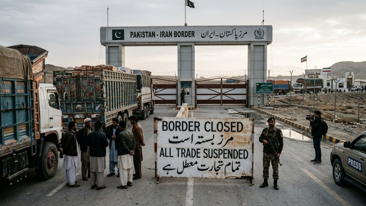 Pakistan Suspends Iran Border Trade at Two Crossings