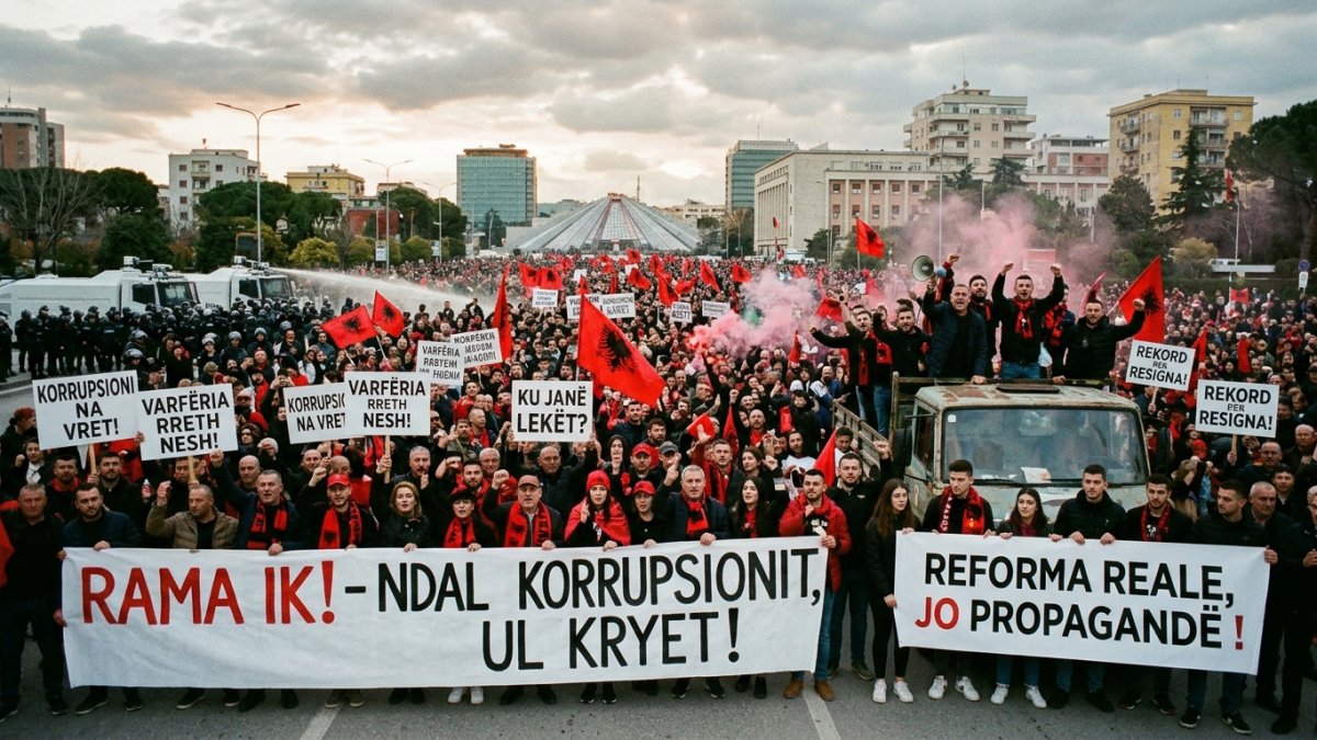 Albania Protests Grow as Anger Over Costs and Corruption Fuels Calls for Rama to Resign