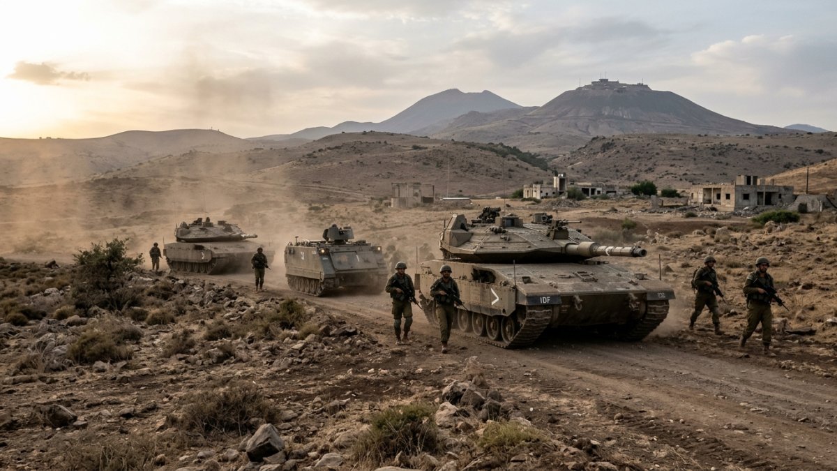 Israeli Forces Advance into Syria’s Quneitra Countryside