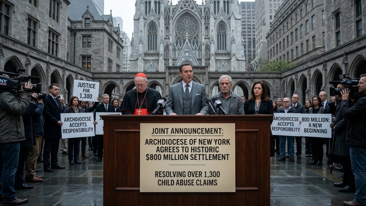 New York Archdiocese Agrees to $800m Settlement for 1,300 Abuse Claims