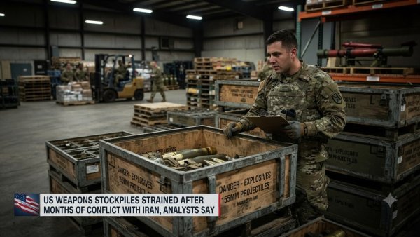 US Weapons Stockpiles Strained After Months of War With Iran, Analysts Say