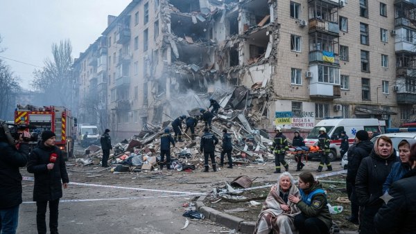 At Least Eight Killed as Russian Strikes Hit Ukraine Following Zelenskyy Warning