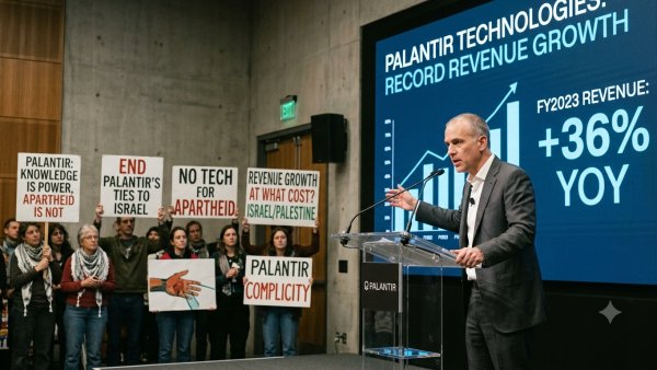 Palantir Reports Record Revenue Growth Amid Criticism Over Israel Ties
