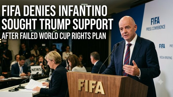 FIFA Denies Infantino Sought Trump Support After Failed World Cup Rights Plan