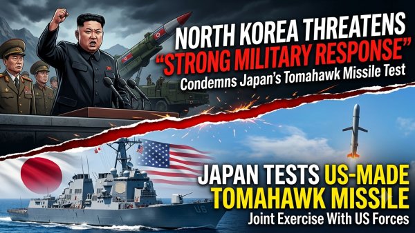 North Korea Threatens Military Response After Japan Tests US Tomahawk Missile