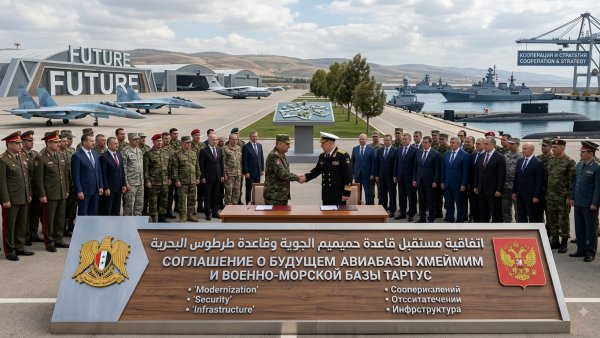 Syria and Russia Agree Future of Hmeimim Airbase and Tartus Naval Base