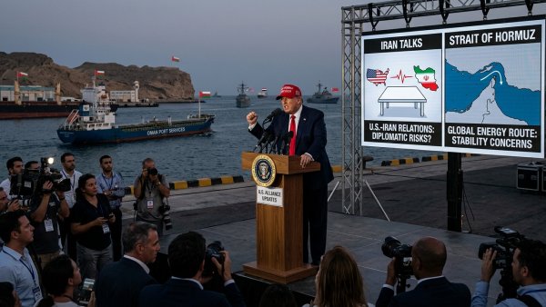Trump Threatens Oman Over Iran Talks and Strait of Hormuz Route