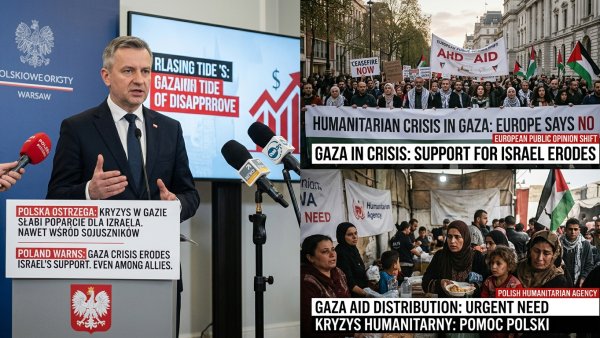 Poland Warns Gaza Humanitarian Crisis Is Eroding Support for Israel Even Among Allies
