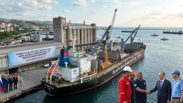 Turkey’s Black Sea Grain Plan: New Russia-Ukraine Deal Could Revive Grain Exports