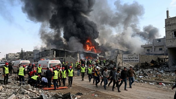 Syria Weapons Depot Explosion Kills 14 and Injures 11 in Sarmada