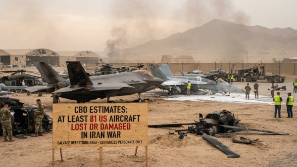CBO Estimates at Least 81 US Aircraft Lost or Damaged in Iran War