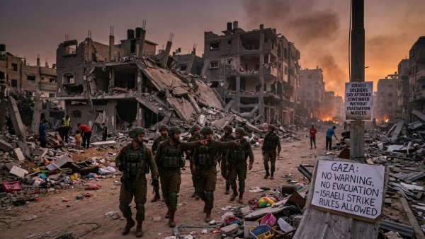 Israeli Soldiers Say Gaza Strike Rules Allowed Attacks Without Evacuations