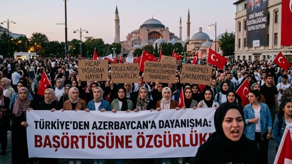 Azerbaijan’s School Headscarf Rules Stir Anger Across Turkey