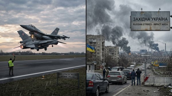 Poland Scrambles Fighter Jets as Russian Strikes Hit Western Ukraine