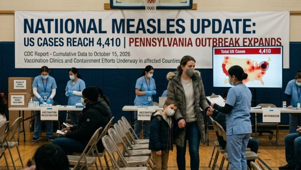 US Measles Cases Reach 4,410 as Pennsylvania Outbreak Expands