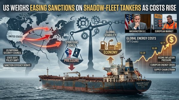 US Weighs Easing Sanctions on Shadow-Fleet Tankers as Costs Rise