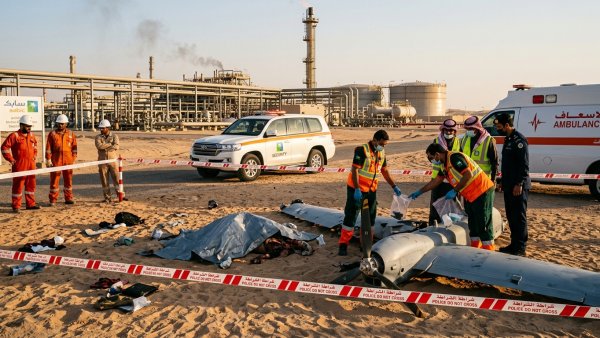 Two Killed by Falling Drone Debris at Saudi Arabia’s Shaybah Oilfield