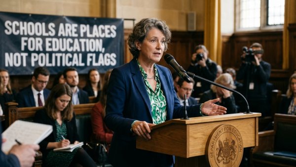 UK Education Secretary Says Schools Should Not Be Platforms for Political Flags