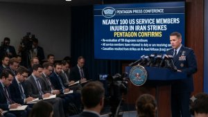 Nearly 100 US Service Members Injured in Iran Strikes, Pentagon Confirms