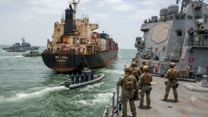 US Central Command Continues Iran Naval Blockade, Intercepts Commercial Ships