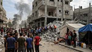 Israeli Attacks Kill 14 Palestinians Across Gaza, Including Child in Tent Strike