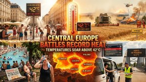 Central Europe Battles Record Heat as Temperatures Soar Above 42°C