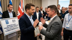 Israeli Minister Amichai Chikli Praises Tommy Robinson as ‘Great Friend’ and Ally