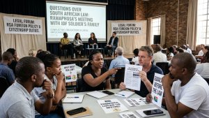 Ramaphosa’s Meeting With IDF Soldier’s Family Raises Questions Over South African Law