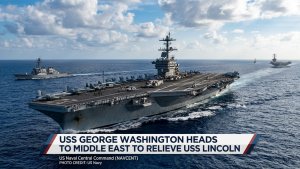 USS George Washington Heads to Middle East to Relieve USS Lincoln