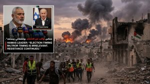 Hamas Rejects Calls to Consider Netanyahu’s Election Timing as Gaza Attacks Escalate