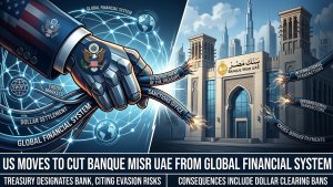 US Moves to Cut Banque Misr UAE From Global Financial System