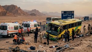 Egypt Sinai Bus Crash Kills 22 and Injures 28, Including Jordanian Nationals