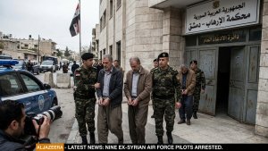 Syria Arrests Nine Former Assad-Era Pilots Over War Crimes