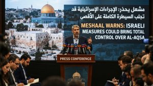 Meshaal Warns Israeli Measures Could Bring Total Control over Al-Aqsa