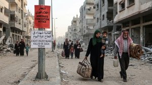 Israel Kills Eight Palestinians as New Evacuation Orders Force Families to Flee Gaza Homes