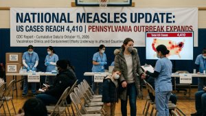 US Measles Cases Reach 4,410 as Pennsylvania Outbreak Expands