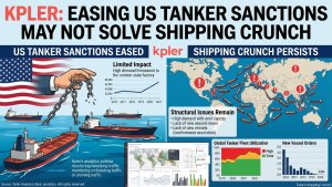 Kpler Says Easing US Tanker Sanctions May Not Solve Shipping Crunch